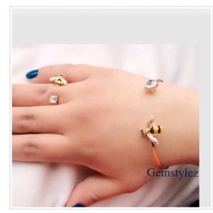Bee Cuff & Ring Set